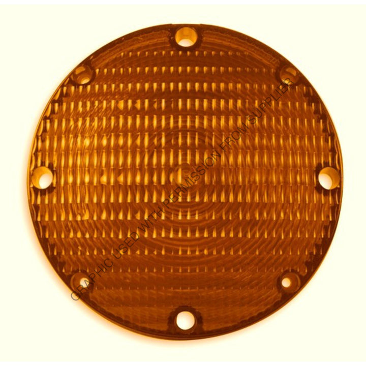 WTE 1003 0000 20 LENS - STOP LIGHT, AMBE