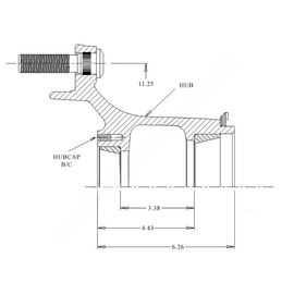 WWD 25201 0T 2520 ABS AY W/CUPS ONLY