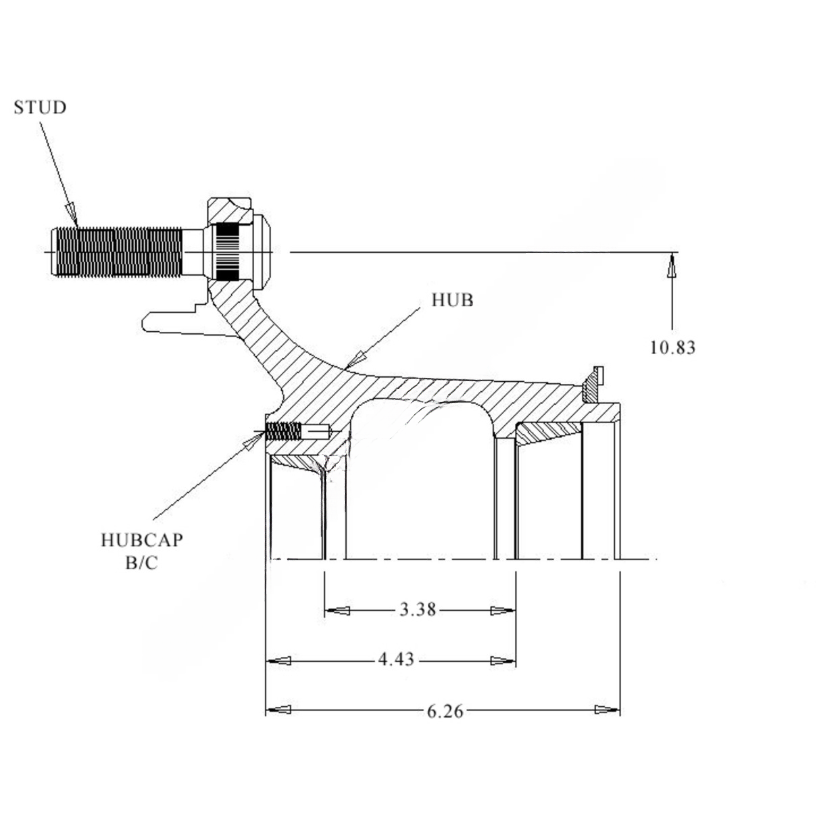 WWD 25261 0T 2526 ABS AY W/CUPS ONLY