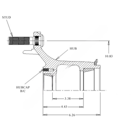 WWD 25261 0T 2526 ABS AY W/CUPS ONLY