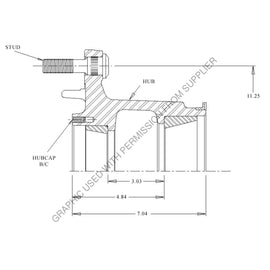 WWD 25301 0T 2530 ABS AY W/CUPS ONLY