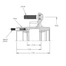 WWD 26081 0T 2608 ABS AY W/CUPS \ DRIVE S