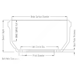 WWD 65158B BRAKE DRUM 16.50X5.0 BAL.
