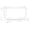 WWD 66364B BRAKE DRUM 16.50 X 6.00 BAL.