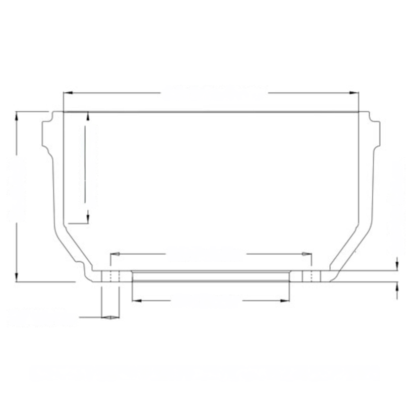 WWD 66364B BRAKE DRUM 16.50 X 6.00 BAL.