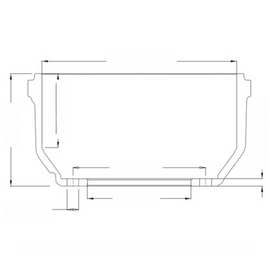 WWD 66364B BRAKE DRUM 16.50 X 6.00 BAL.