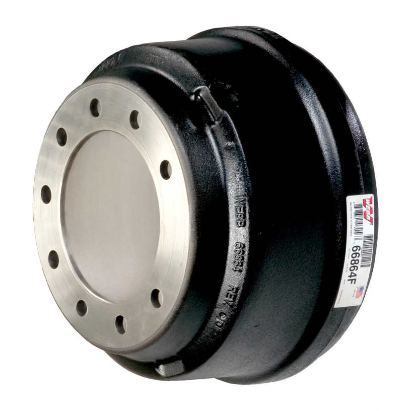WWD 66864F BRAKE DRUM 16.50 X 7.0