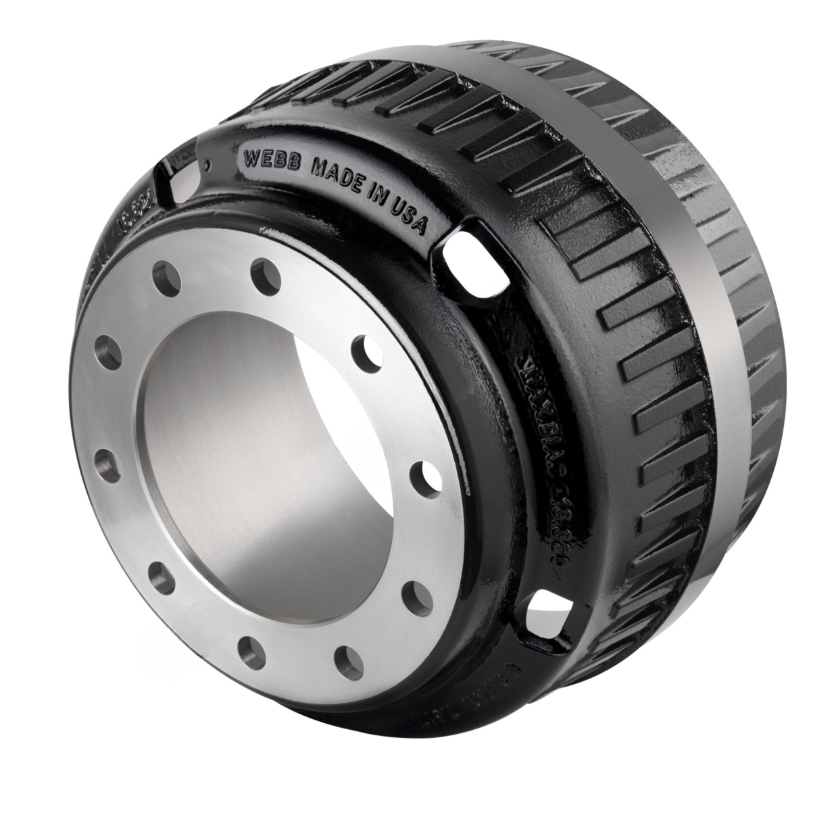 WWD 77809BW BRAKE DRUM 16.5X8.62 VORTEX W/WINWEARIND