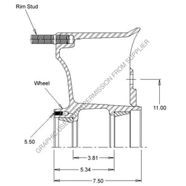 WWD 85203 A 8520 AY W/4.00 SPACER
