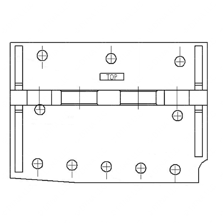 WWS 12014-7029 FRAME MNT RHS CAT 3406 ENG