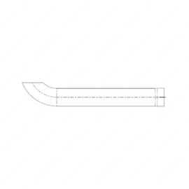 WWS 23527C3508-021 PIPE 5OD STR CHR