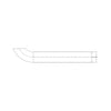 WWS 23527C3508-045 PIPE,5 STRAIGHT CHR