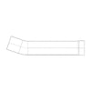 WWS 23530-3561 PIPE, TURBO LOWER 3406