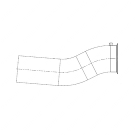 WWS 23531-3567 PIPE TURBO ISX / 48X