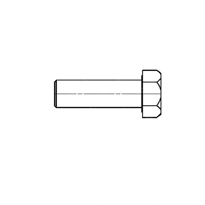 WWS 4019-3486-2.25 BOLT HEX GR8 SPL 3/4