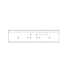WWS 41106-3449 CROSSMEMBER, EOF TAPE