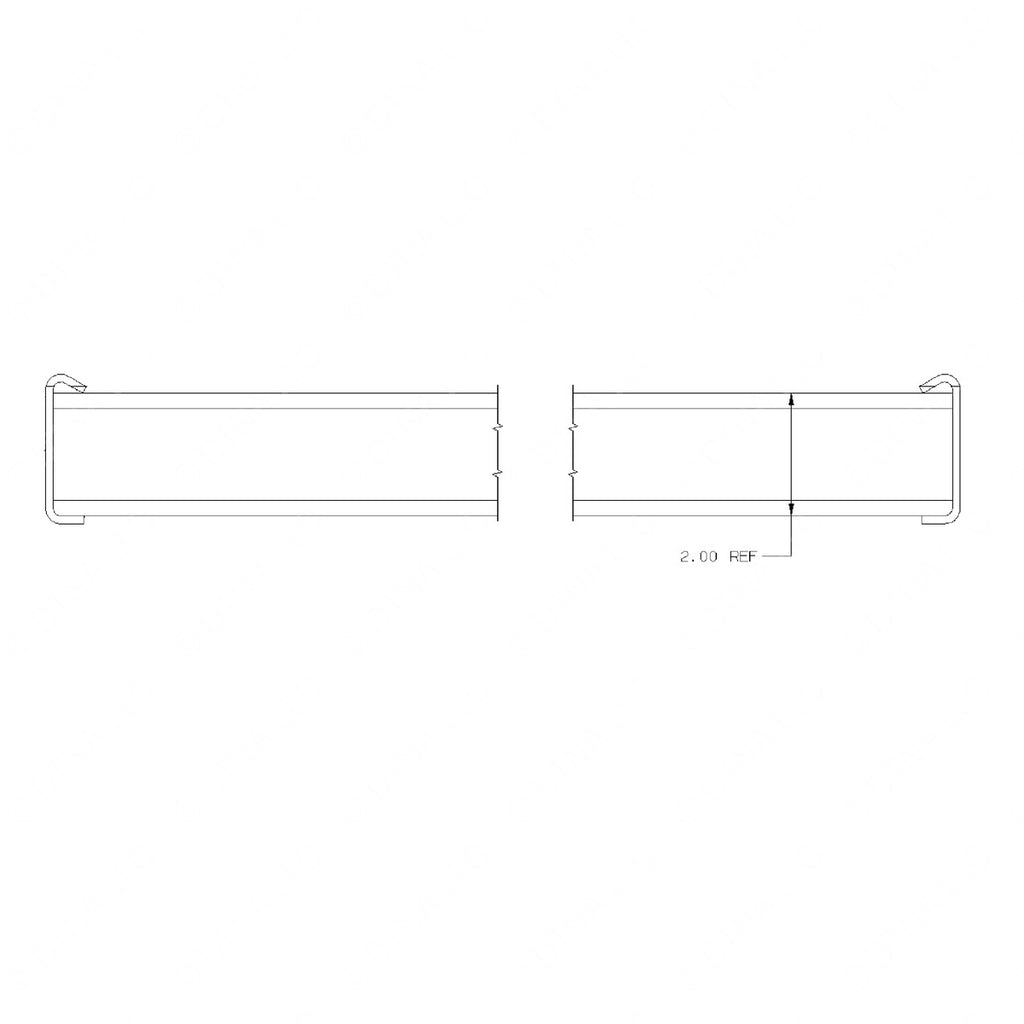 WWS 45001B3473-63.2 STEP-BATT BOX BARE CVR