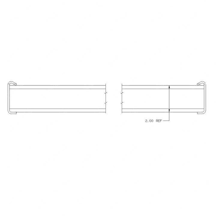 WWS 45001P3473-49.5 STEP-BATT BOX,POLISHED,STEP-MTG,CHASSIS