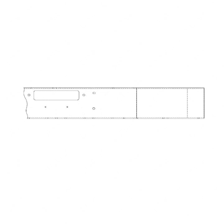 WWS 46003C3590 BUMPER,LOGGER CHROME