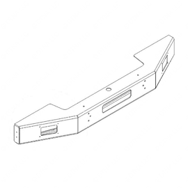 WWS 46010F3554 BUMPER LOG UPR 69SX