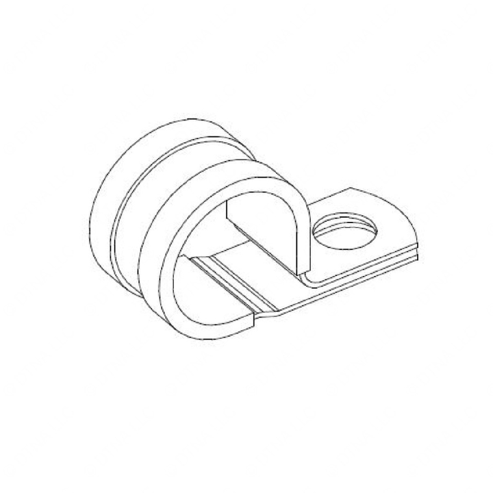 WWS 480401 CLIP - FRAME ATTACHING, FOR HOSES, LINES