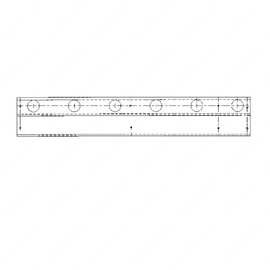 WWS 50423A7169L CAB SKIRT LH 45.75 IN NO LITES