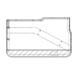 WWS 53302M3555DC LH DOOR DAKOTA NO SP