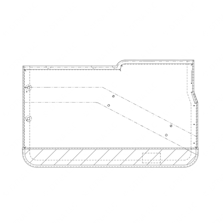 WWS 53302M3557DC LH DOOR DAKOTA W/SMA