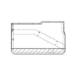 WWS 53302M3558DD RH DOOR DAKOTA W/SMA