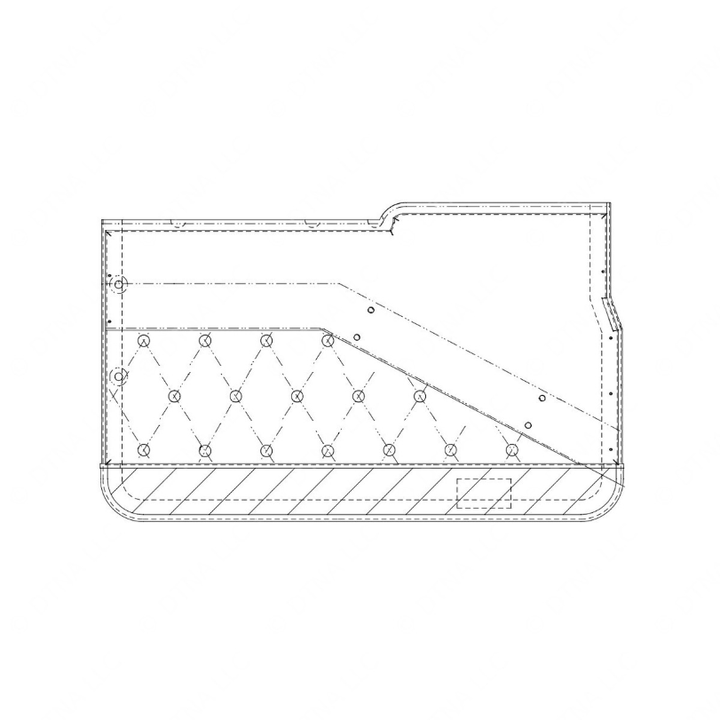 WWS 53302M7070DA PANEL  R.H. DOOR OLYSTILE MESA