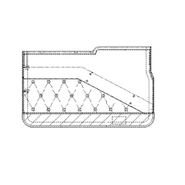 WWS 53302M7072DA PANEL  L.H. DOOR OLYSTILE MESA