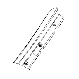 WWS 54012G7082H TRIM, A - POST LH