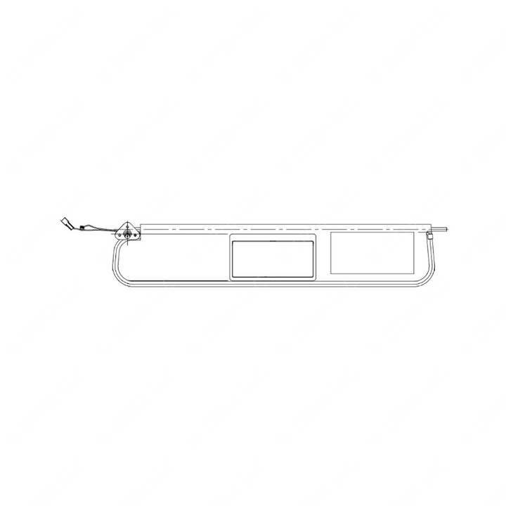 WWS 54201M3435BD SUNVISOR,INTERIOR LH