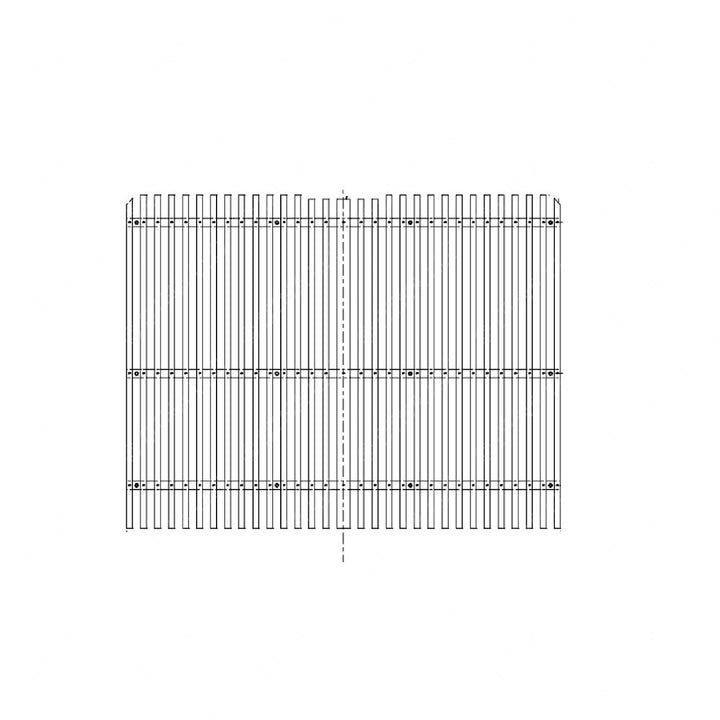 WWS 67205-3422 GRILLE, HOOD MOUNT AS