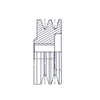 WWS 80202-3403 PULLEY, ALTERNATOR