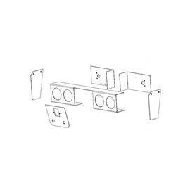WWS 83710-3436 HOUSING,T/LMP-LOGGER LIGHT BAR