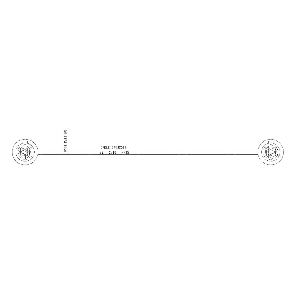 WWS 89104-3404-168 CABLE AY-7WIRE PLUG