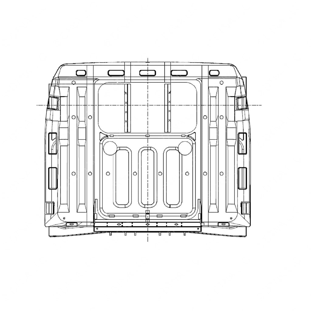 Z18-73083-000 WALL-REAR,DAYCAB,4900,W/WDW