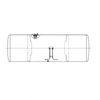 A03-28863-161 TANK-FUEL,25IN,150GL,ALUM,RH-NO EFG HOLE