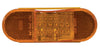 FLTMT60018A 6 AMBER OVAL MID- TURN 18 LED