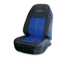 S181704XN1162 COVERALL SEAT COVER BLK/BLUE